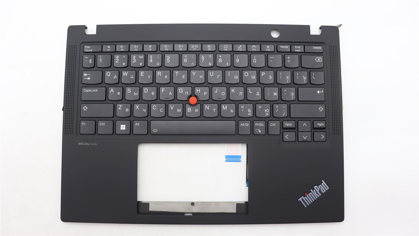Lenovo ThinkPad X13 Gen 4 Keyboard Palmrest Top Cover Russian Black 5M11H94549