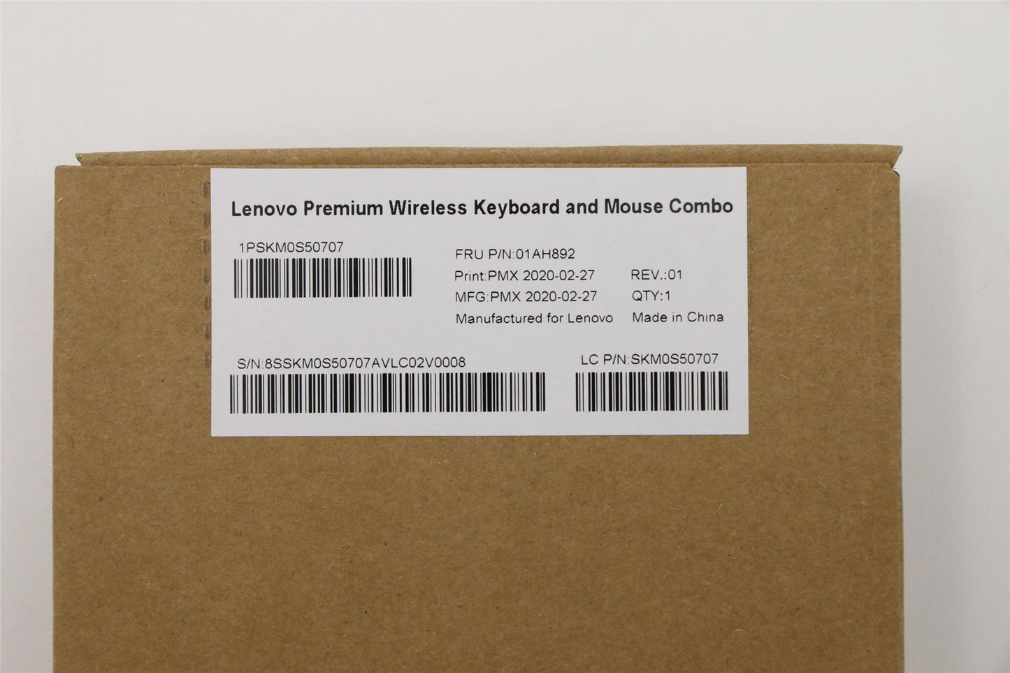 Lenovo Primax A940 2.4G GY US_EU 01AH892