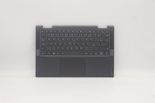 Lenovo Yoga 7-14ITL5 Keyboard Palmrest Top Cover Czech Grey 5CB1A16225