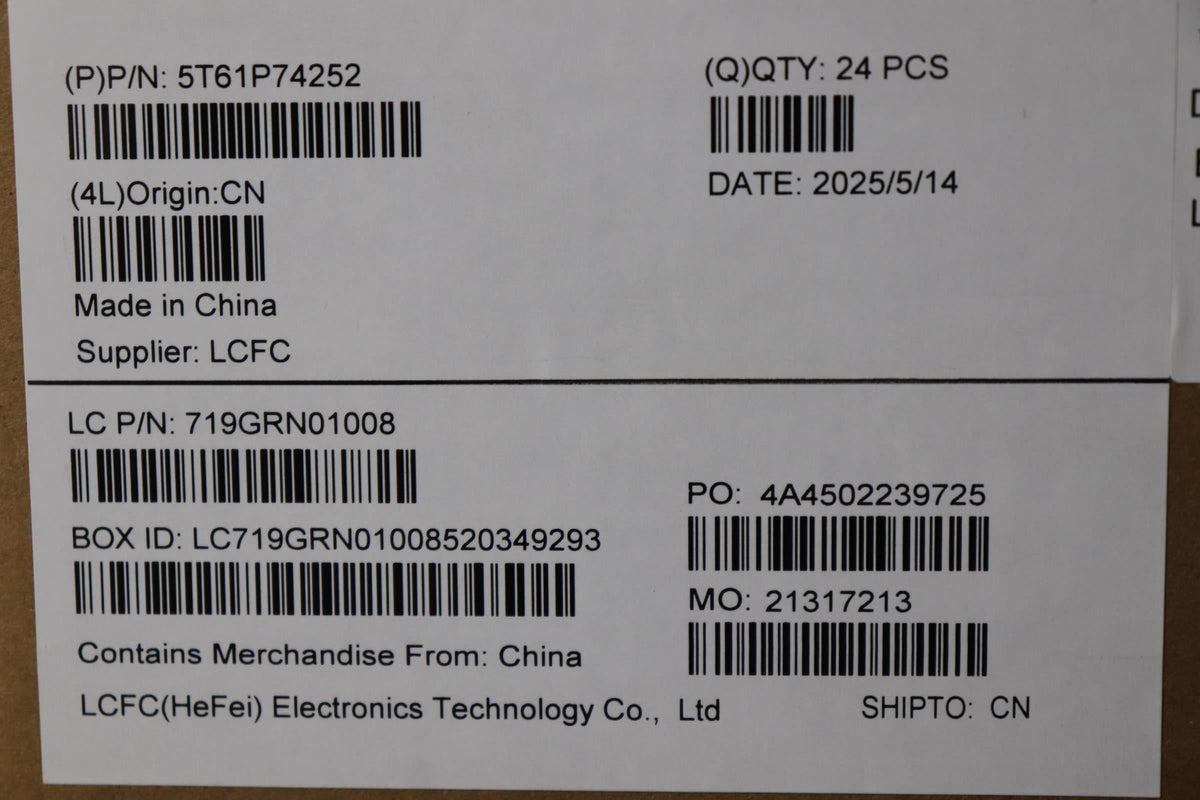 Lenovo CS25_CP,GLMLR,BK,NONFC,CHY,EL Touchpad NFC Chicony Board 5T61P74252