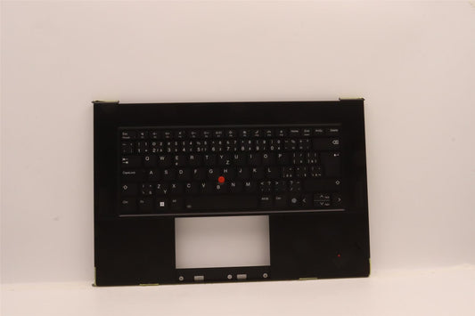 Lenovo ThinkPad Z16 Gen 1 Keyboard Palmrest Top Cover Black 5M11J13423