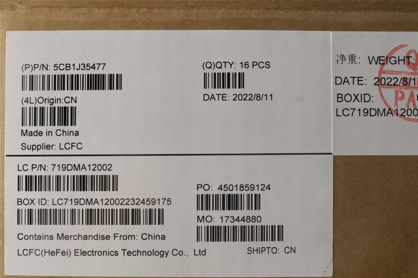 Lenovo Lower Case L 82T5D_COVER_ASSY_GREY 5CB1J35477
