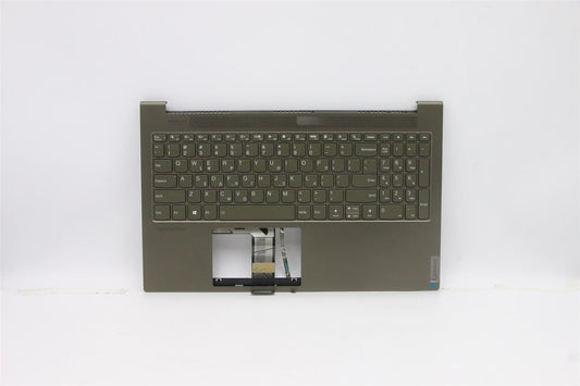 Lenovo Yoga 7-15IMH05 Palmrest Cover Keyboard Greek Brown 5CB0Z31026