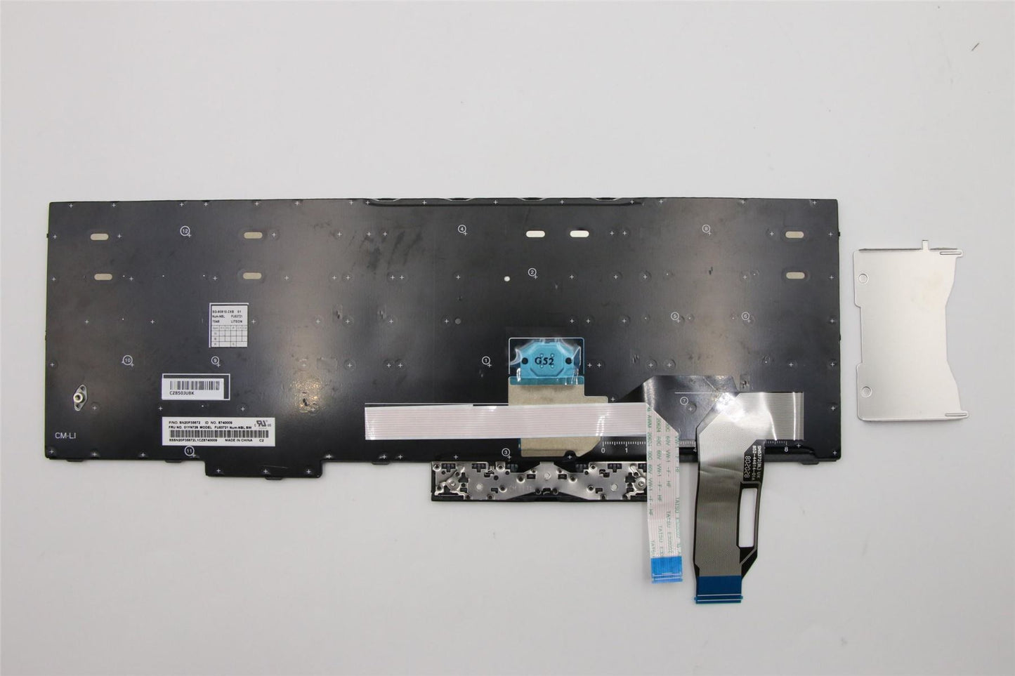 Lenovo ThinkPad E580 E590 Keyboard Swiss Silver 01YN726