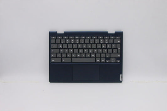 Lenovo Flex 3 CB-11IGL05 Palmrest Cover Touchpad Keyboard German Blue 5CB0Z32214