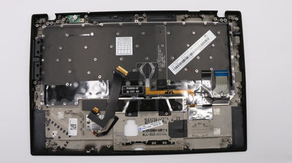 Lenovo ThinkPad X1 6th Gen Keyboard Palmrest Top Cover Canadian French 01YR534