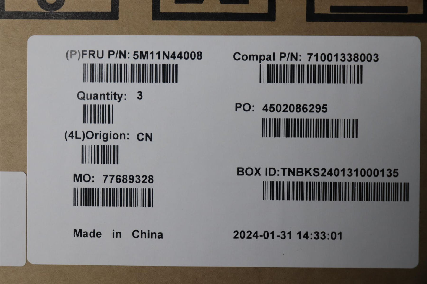 Lenovo MECH_ASM JOY10_MIDDLE_FRAME_TS_TC_Luna65 5M11N44008