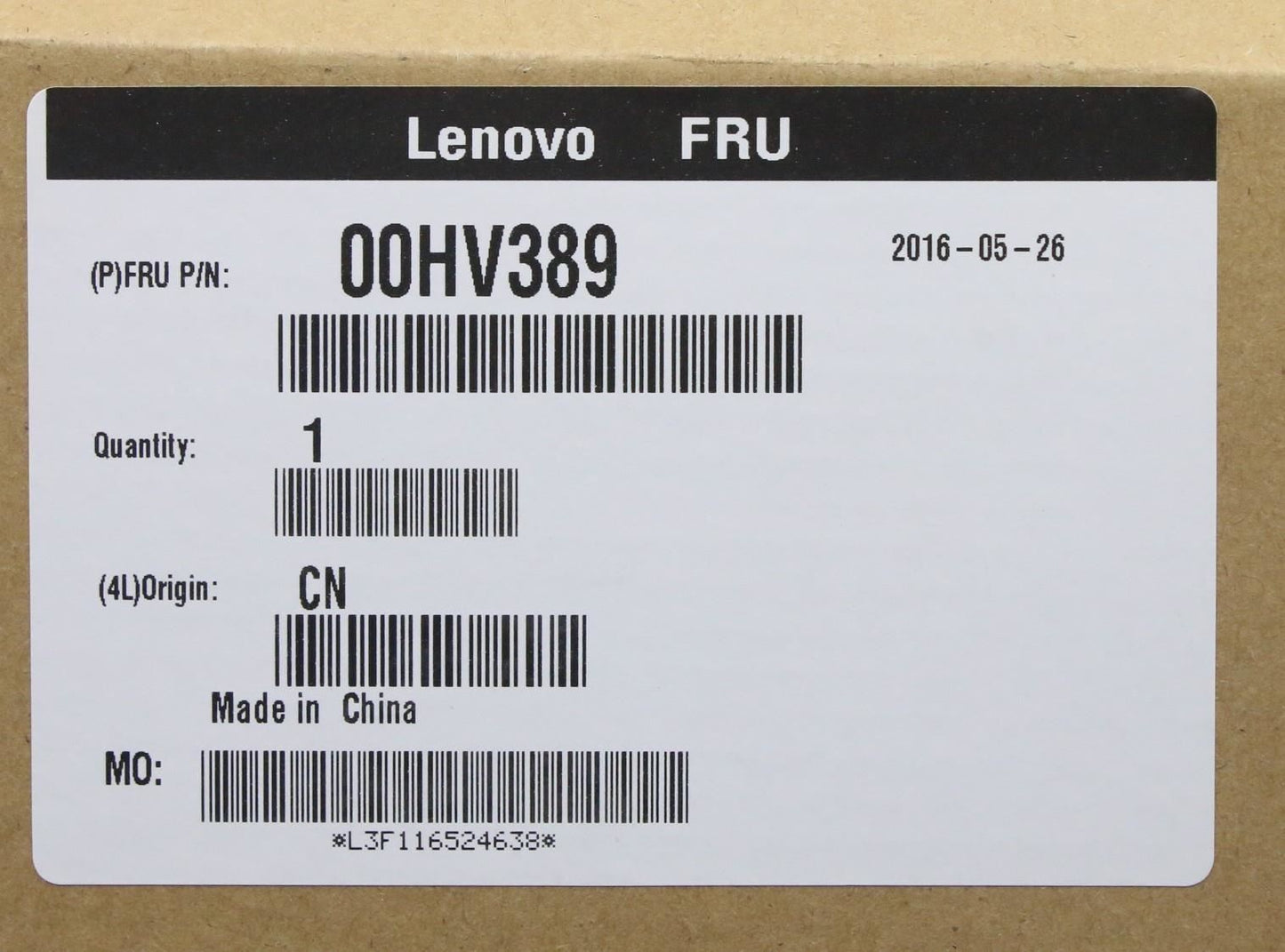 Lenovo CABLE 4X3.5 BP Power cable 170mm 00HV389