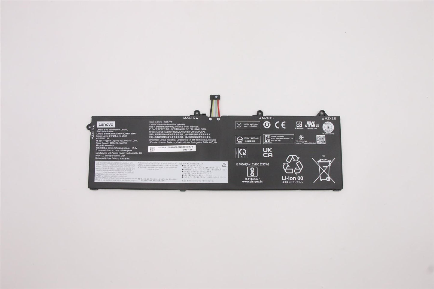 Lenovo ThinkBook S7-15ACH6 S7 16IAH7 S7 16ARHA7 16p G3 ARH Battery 5B11C04261
