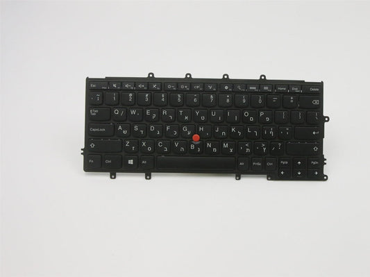 Genuine Lenovo ThinkPad X240 X250 X260 Keyboard Hebrew Black 04Y0914 04Y0952