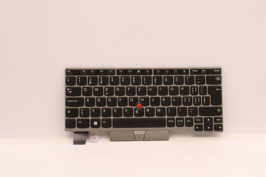 Lenovo ThinkPad L13 2 Tastatur Schweizer Silber 5N20V43602