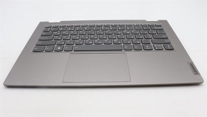 Lenovo Yoga 14s G3 IRU Palmrest Cover Touchpad Keyboard Ukrainian 5CB1L43755