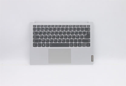 Lenovo IdeaPad S540-13IML Keyboard Palmrest Top Cover Belgian Silber 5CB0W43713