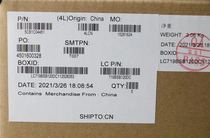 Lenovo IdeaPad 3-14ALC6 Palmrest Cover Touchpad Keyboard Black 5CB1C04451