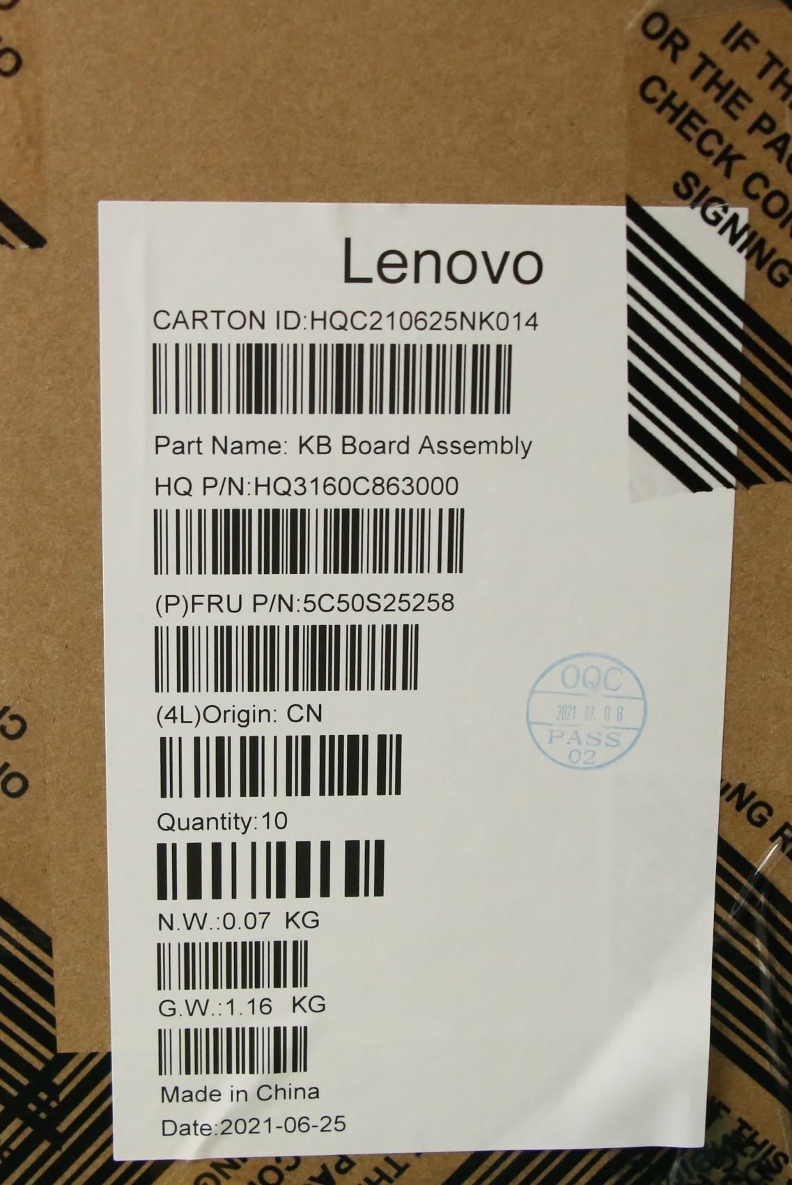Lenovo USB Board H 82Q7 UB L_LTE 5C50S25258