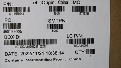 Lenovo LABEL FRU Mars 3 Intel system LBL Kit SR 5L11H70943
