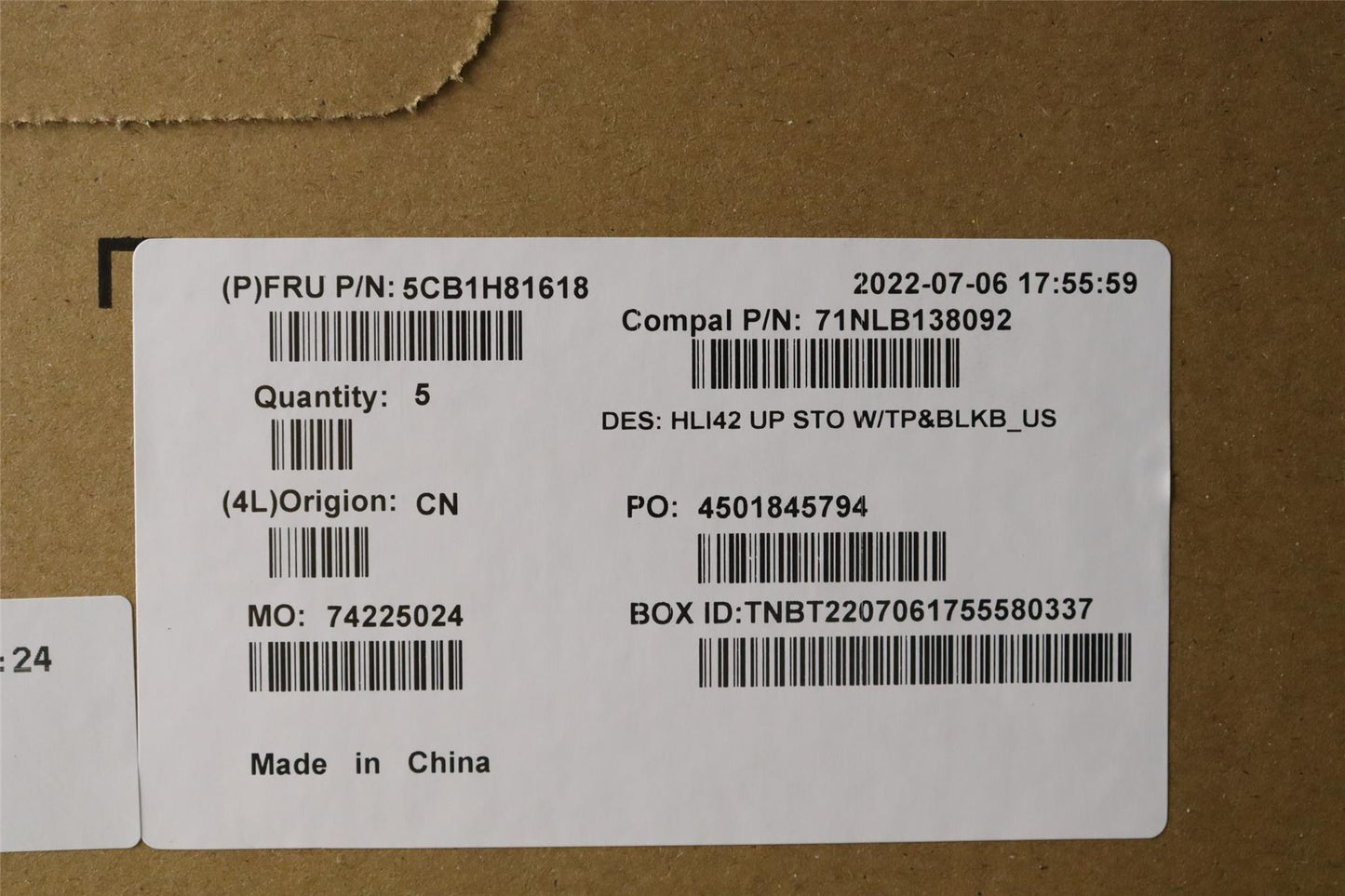 Lenovo IdeaPad 5 14IAP7 5 14ARH7 Palmrest Cover Touchpad Keyboard 5CB1H81618