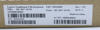 Lenovo ThinkCentre M90a Pro 3 M920z M90a 2 M90a 3 USB Wired Keyboard 00XH689