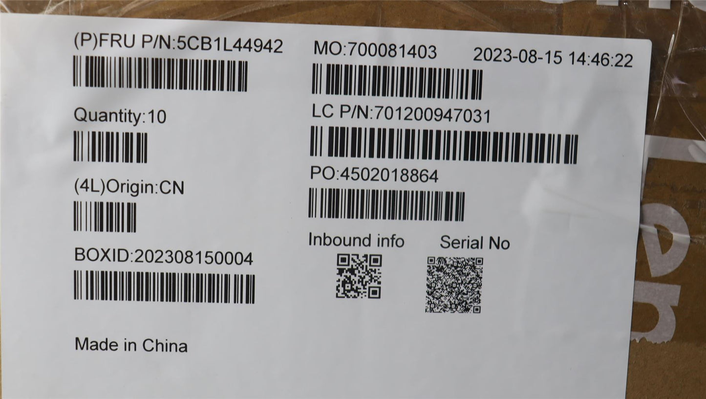Lenovo Upper Case ASM_UKE WT 82XK 5CB1L44942