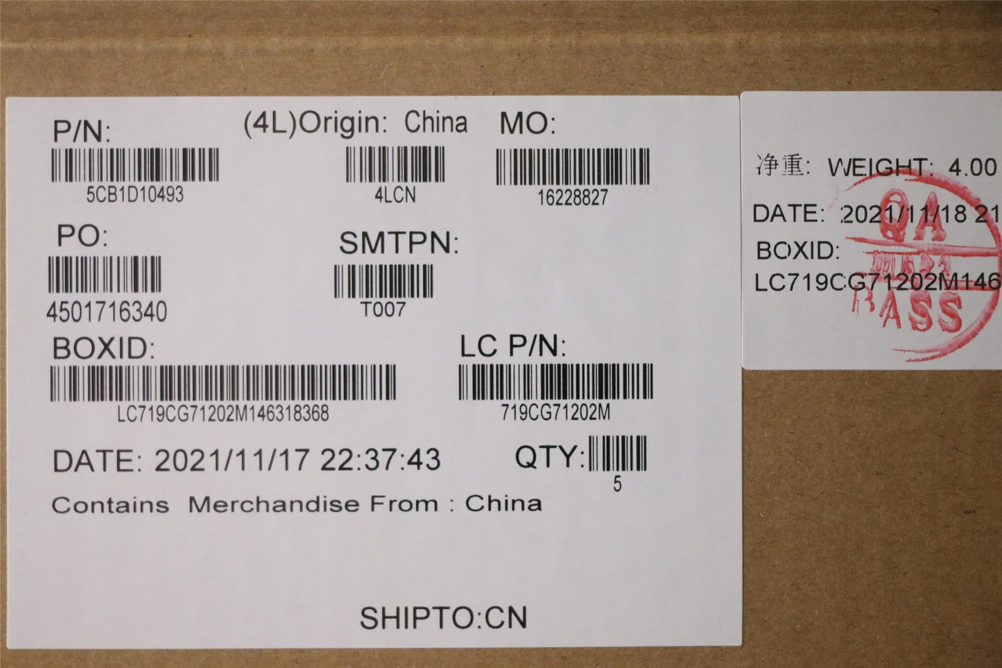 Lenovo 5 16ITH6 Palmrest Cover Touchpad Keyboard Russian Storm Grey 5CB1D10493