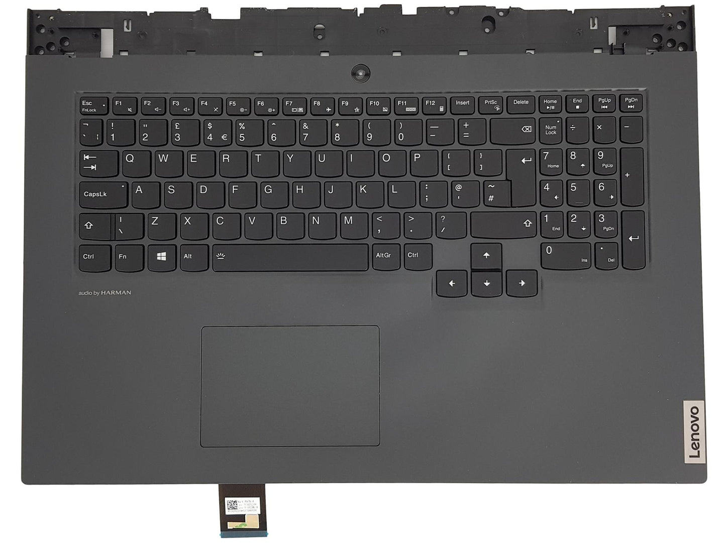 Lenovo Legion 5-17ARH05H 5-17IMH05H Keyboard Palmrest Top Cover UK 5CB0Z21110