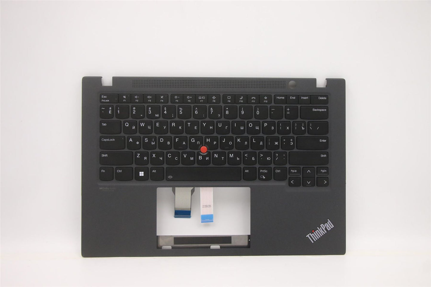Lenovo ThinkPad T14s 2 Keyboard Palmrest Top Cover Ukrainian Black 5M11A37789