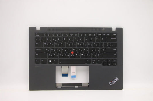 Lenovo ThinkPad T14s 2 Keyboard Palmrest Top Cover Ukrainian Black 5M11A37789