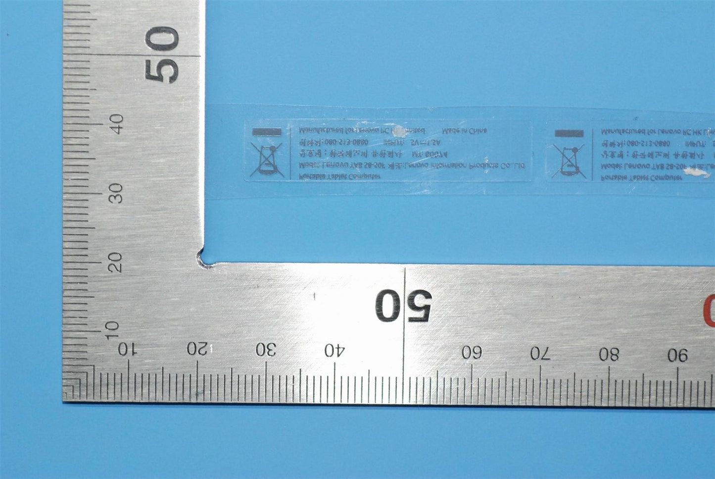 Lenovo S8-50 Rating label-F KR&*1126617100CS 5L19A6N423