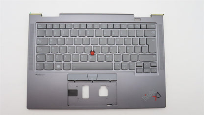 Lenovo ThinkPad X1 6th Gen Keyboard Palmrest Top Cover Spanish LA 5M11C40955