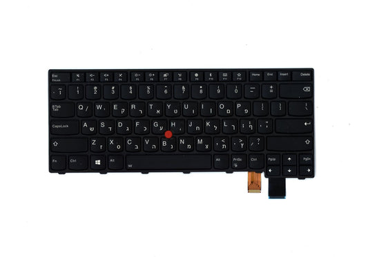 Lenovo ThinkPad T470p Keyboard Hebrew Black Backlit 01EP441 01EP482 SN20L82391