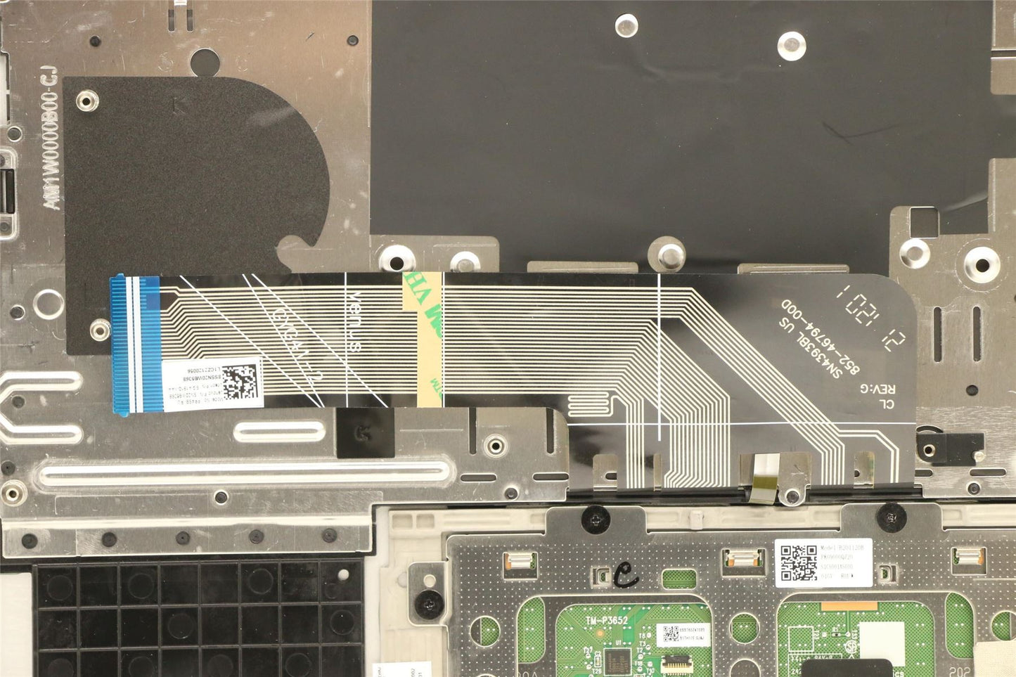 Lenovo IdeaPad 7 14IHU5 O Palmrest Cover Touchpad Keyboard Russian 5CB1C90609