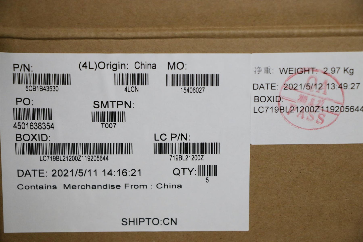 Lenovo IdeaPad 7 14ACH5 O 7 14ACH5 Palmrest Cover Touchpad Keyboard 5CB1B43530