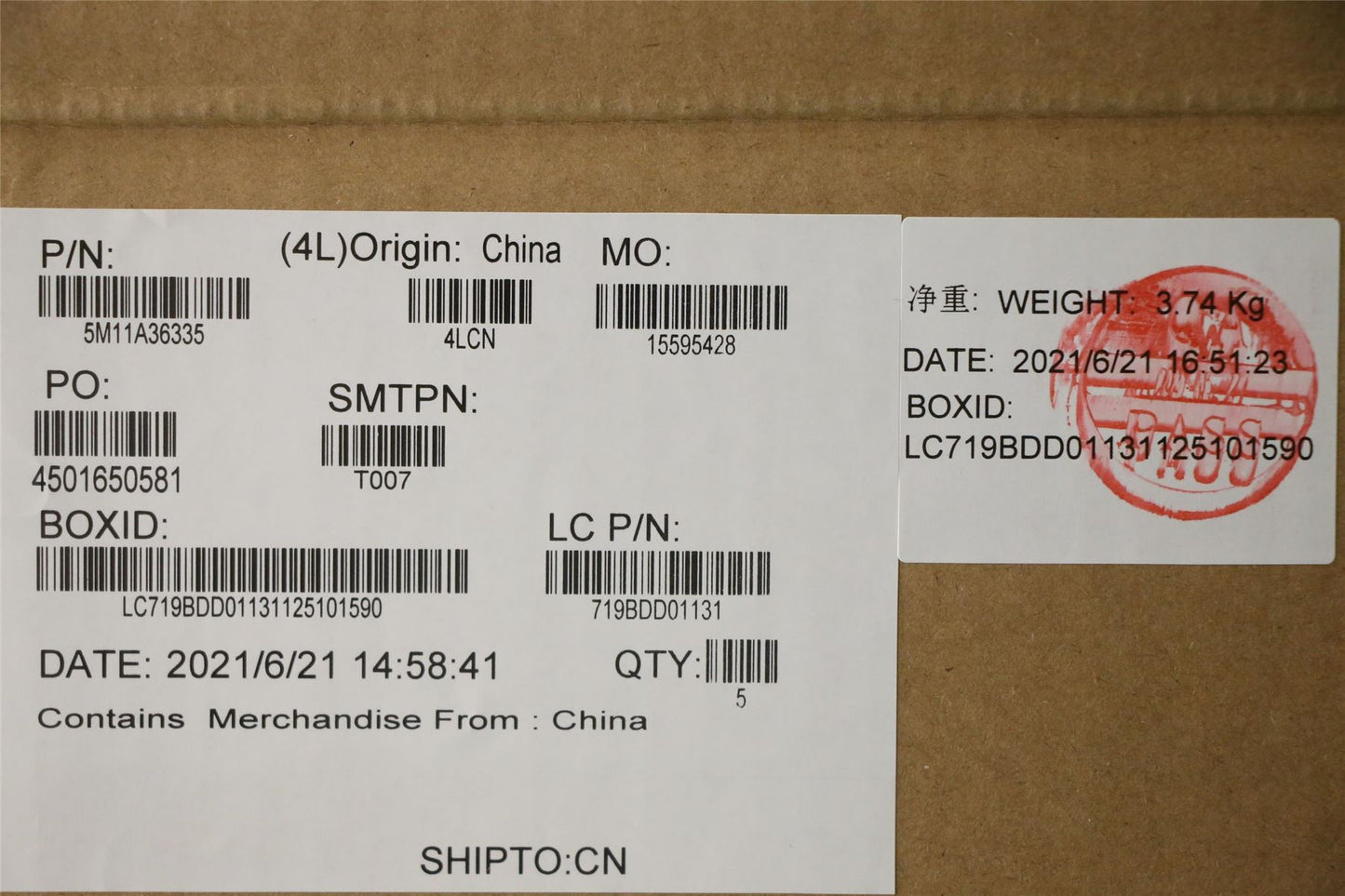 Lenovo ThinkPad E15 2 Tastatur-Handballenauflage, obere Abdeckung, norwegisches Schwarz, 5M11A36335