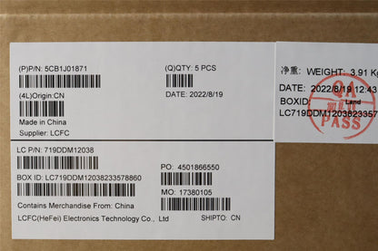 Lenovo Upper Case ASM_NORDIC L82QG NFPAG 5CB1J01871