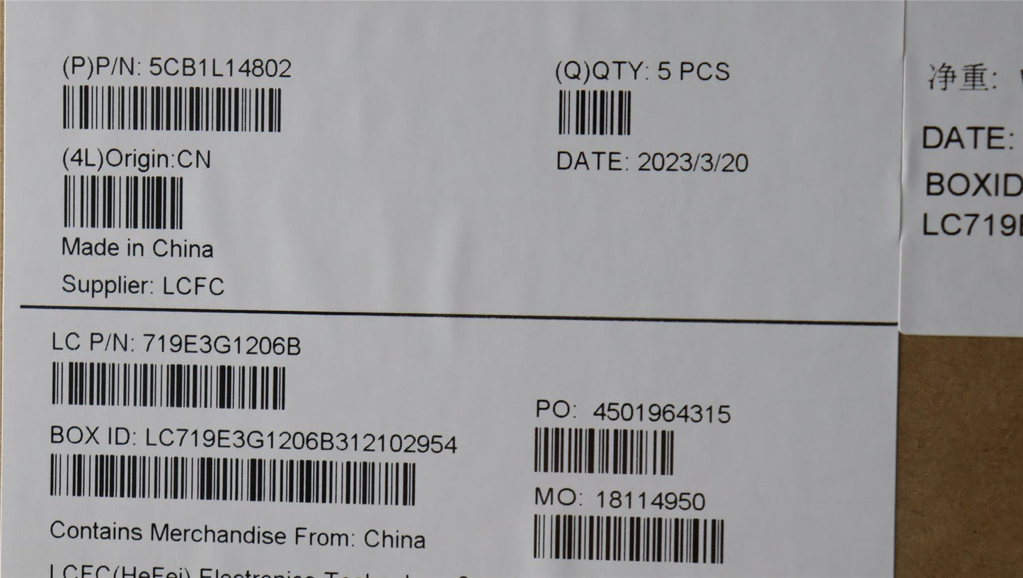Lenovo IdeaPad 3 16ABR8 Palmrest Cover Touchpad Keyboard Nordic Black 5CB1L14802