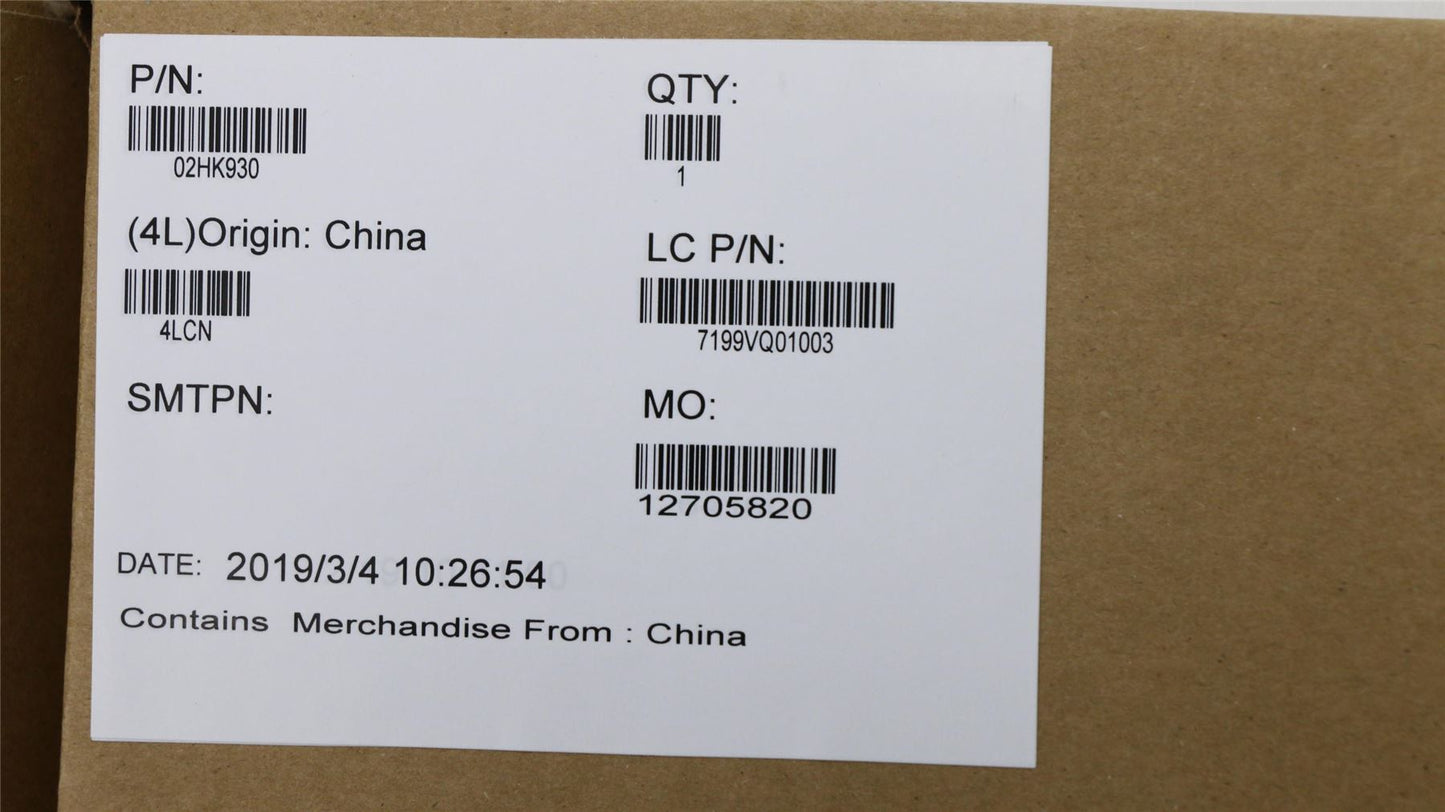 Lenovo Drift/Ironhide-1FRUPlanari5-8265U,Non-vPro,8GB,Intel:AMT=N,TPM=Y(HW),dTPM=2.0,OS=NOK 02HK930