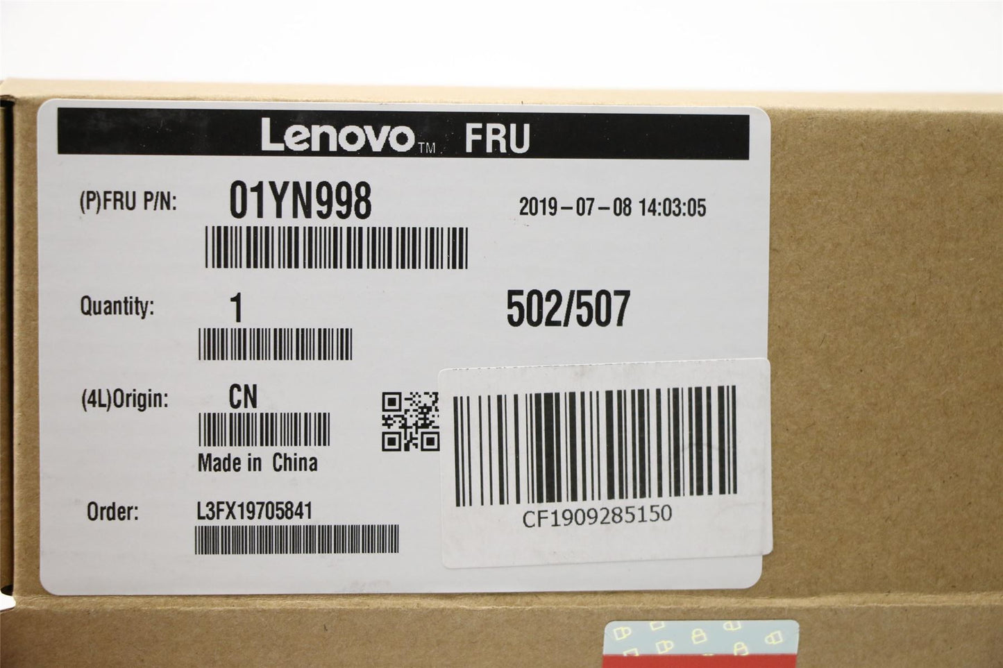 Lenovo ThinkPad T480s Cable Webcam Camera 01YN998