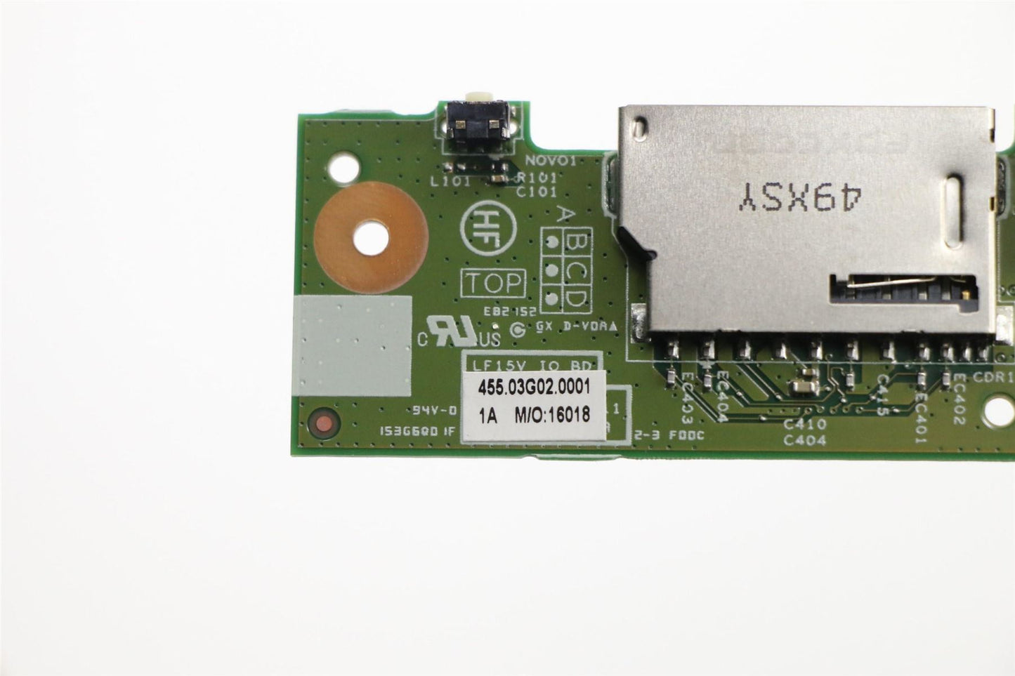 Lenovo Flex Edge 15 2 Pro-15 Card Reader USB Audio Board 5C50H33172