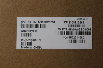 Lenovo CARDPOP W 21SQ I/O Board 5C50S25794