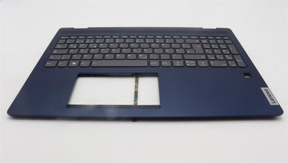 Lenovo IdeaPad 5 16ABR8 Keyboard Palmrest Top Cover German Abyss Blue 5CB1K60123