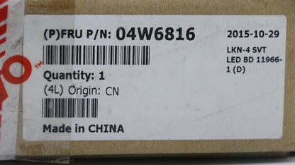Lenovo FRU with MIC Microphone LED Board 04W6816