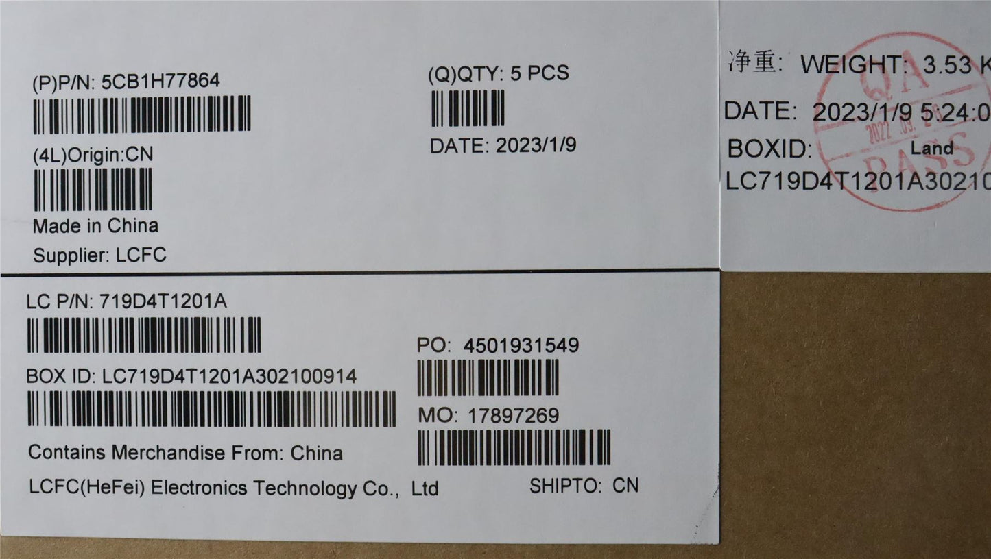 Lenovo Upper Case ASM_GER L82RK FP AB BL 5CB1H77864