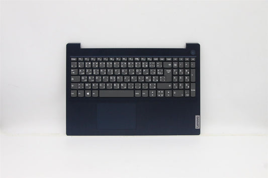 Lenovo IdeaPad 3-15ITL05 Palmrest Cover Touchpad Keyboard Blue 5CB1C17170