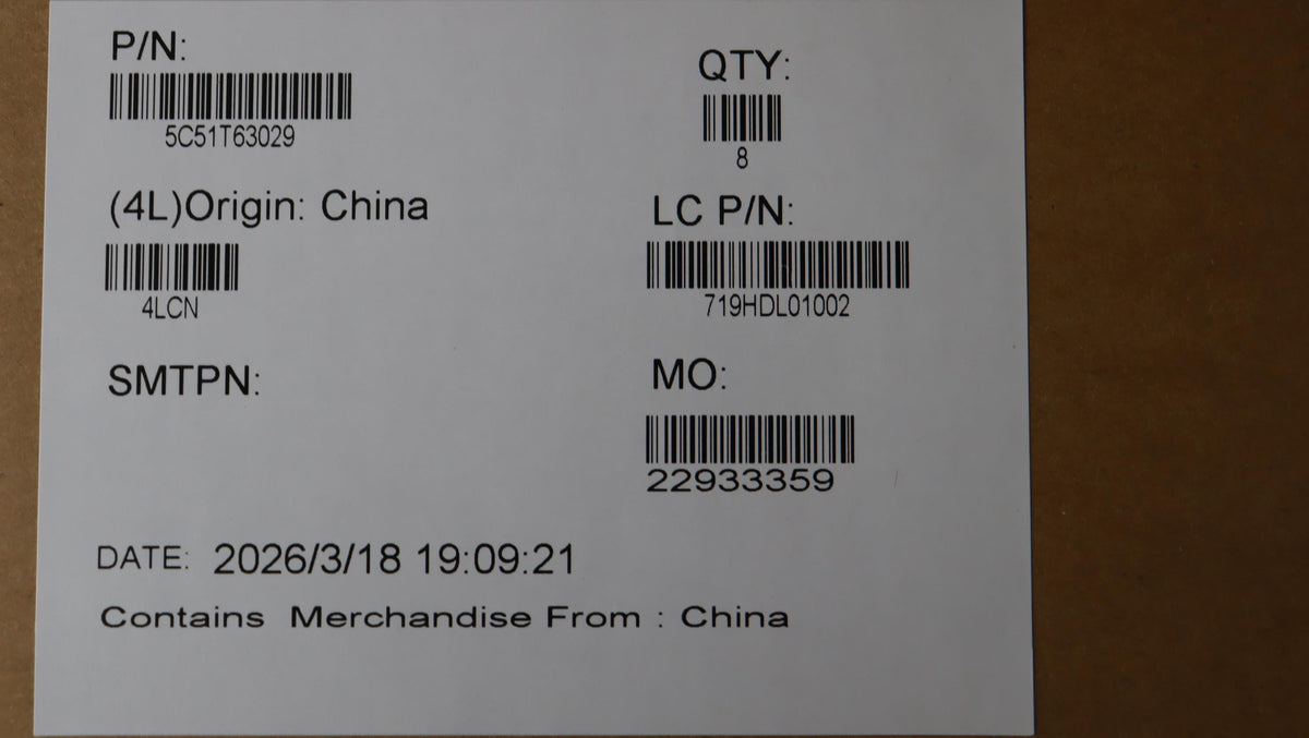 Lenovo CARDPOP FRU Left I/O Board 5C51T63029