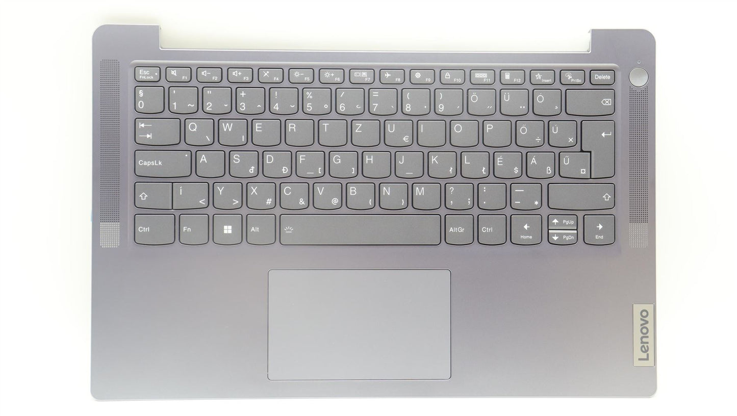 Lenovo IdeaPad 3 14AMN8 Palmrest Cover Touchpad Keyboard Hungarian 5CB1L30263