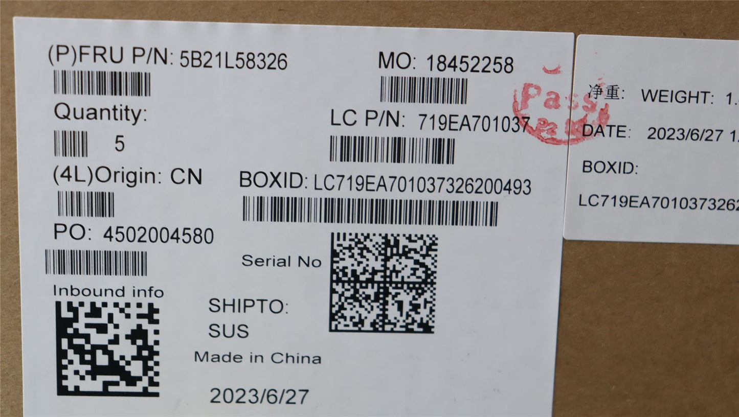 Lenovo ThinkPad T16 Gen 2 T14 Gen 4 Motherboard Mainboard UMA 16G 5B21L58326
