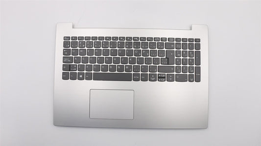 Lenovo UpperCaseASM W/KB L81EY PLATINUM GREY ENGLISH-FRENCH KB W/TOUCH PAD+TP FFC+KB BRACKET+SPEAKER+HDD FFC 5CB0R26507