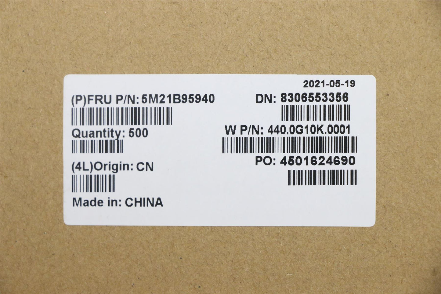 Lenovo 5M21B95940 MECHANICAL FRU Pen Mylar
