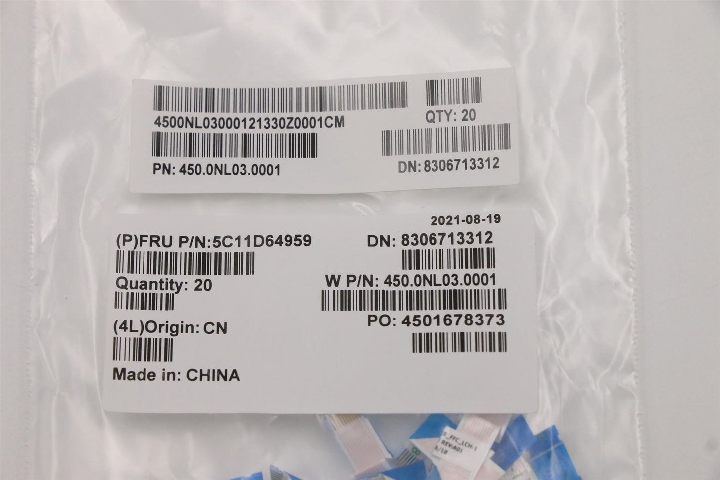 Lenovo Extreme P1 4 P1 5 P1 6 X1 5 FFC Cable 5C11D64959