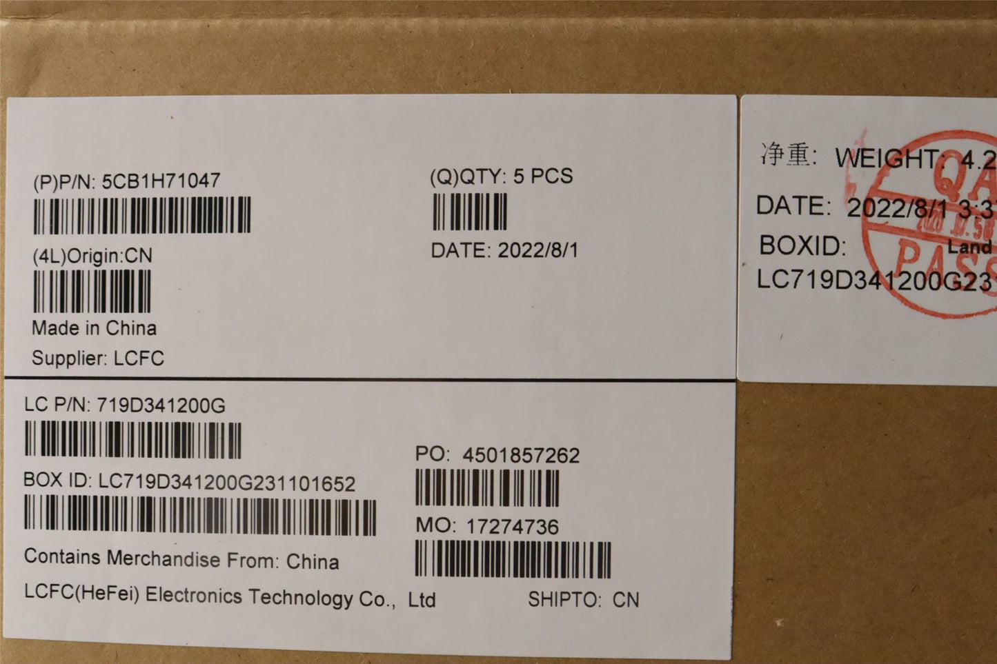 Lenovo 5 16ARH7H Palmrest Cover Touchpad Keyboard US Euro Storm Grey 5CB1H71047